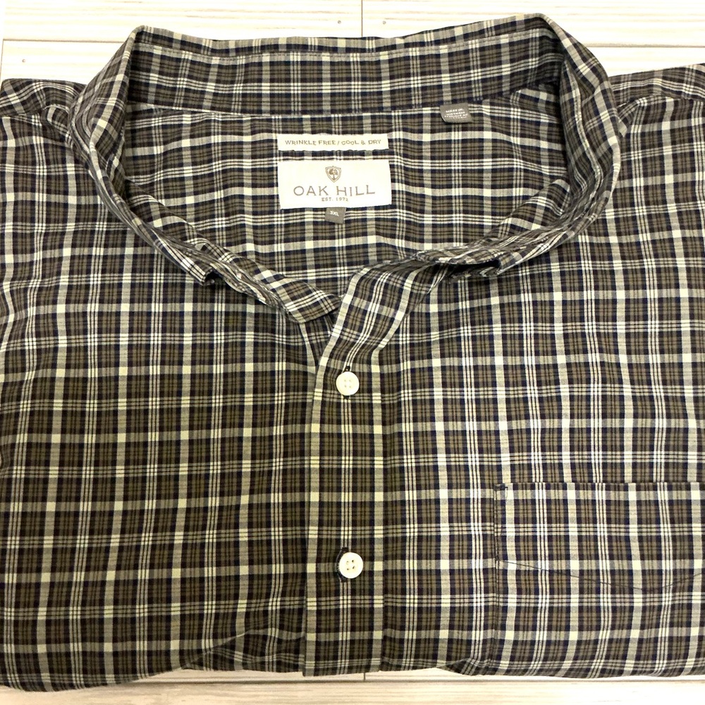 Men's Black Plaid Shirt